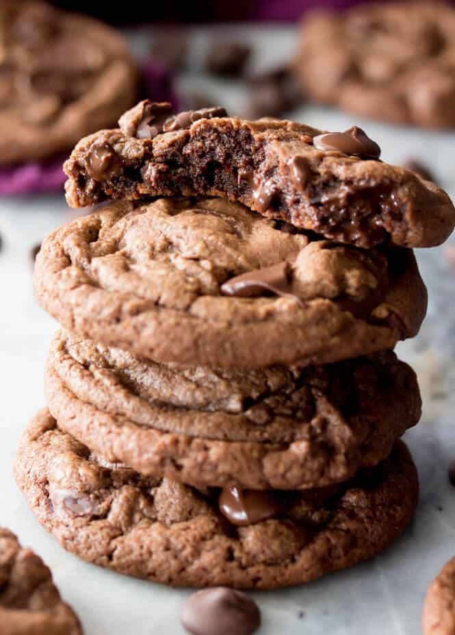 Double Chocolate Chip Cookies || Sugar Spun Run