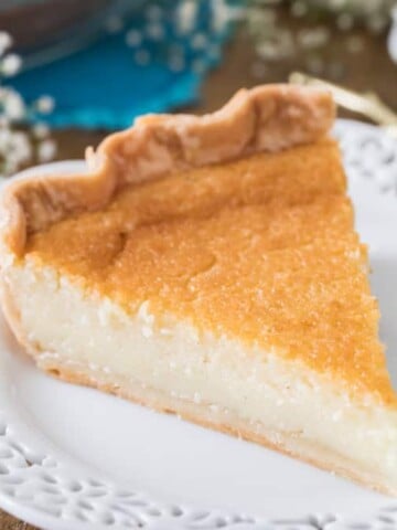 Buttermilk Pie slice