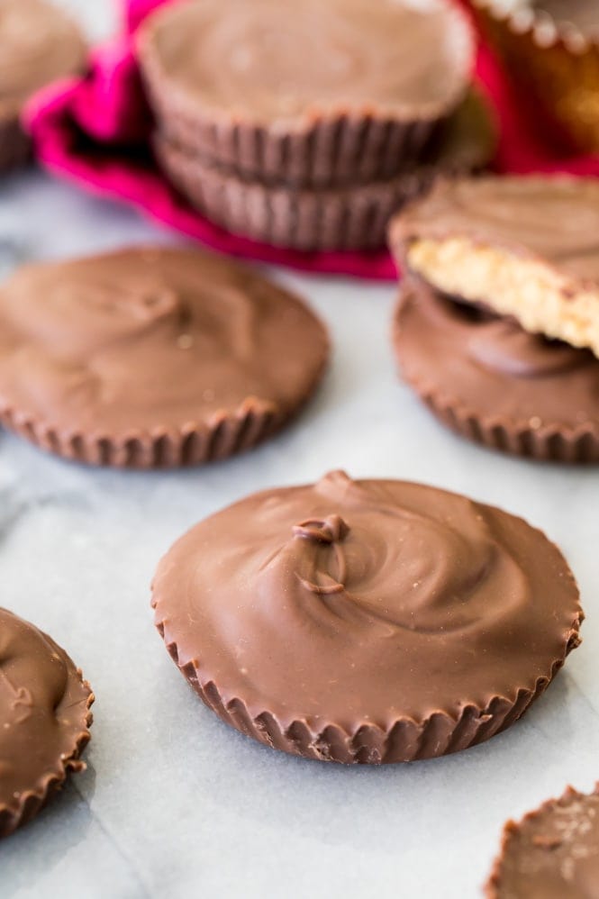 homemade peanut butter cup