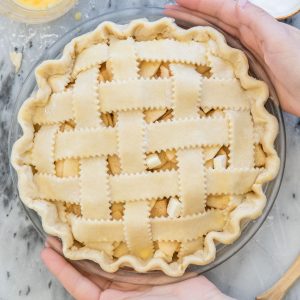 Lattice pie crust