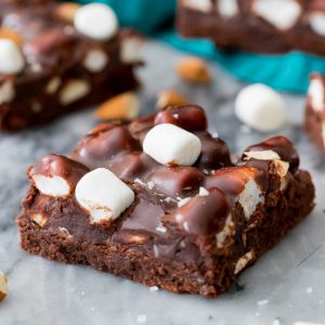 Rocky road brownie