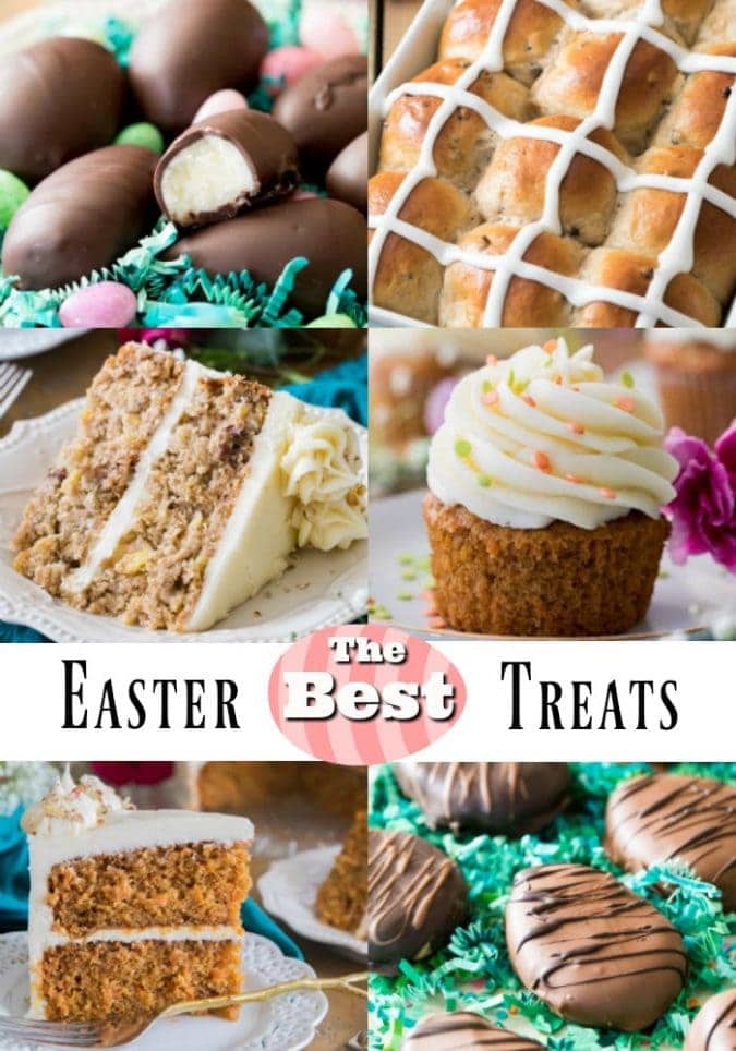 Collage of the best Easter Desserts